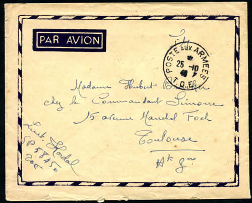 cachet TOE avec étoile à la place dela levée 10-46