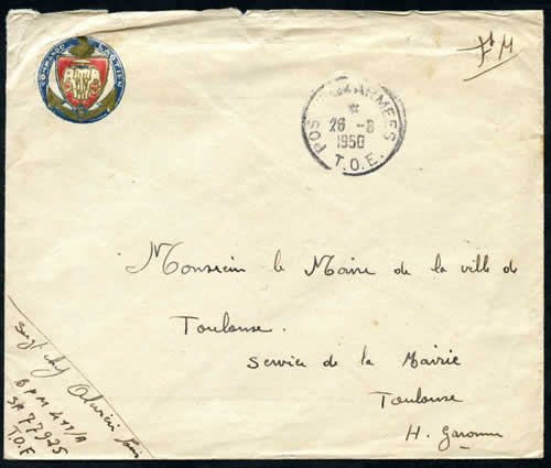 Lettre des Commandos Laotiens