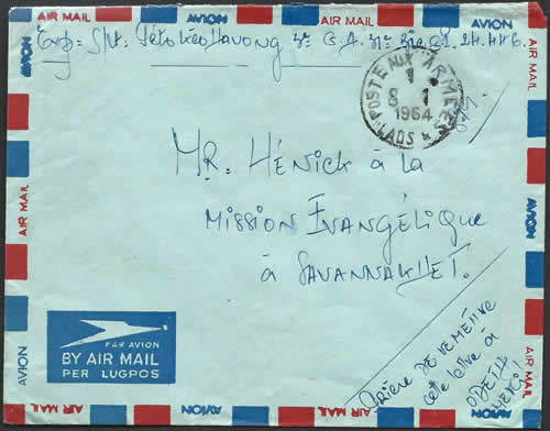 Poste aux Armées 1 Laos