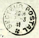 Cachet secteur Postal