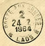 poste aux arméées laos