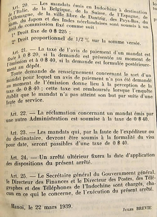 Tarif juin 39 extrait 11