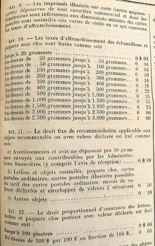 tarif Juin 1939 extrait 19
