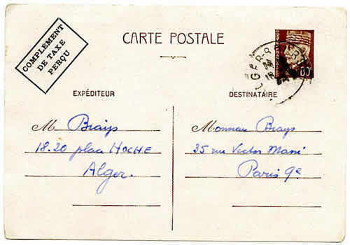 CP Pétain complément taxe perçue