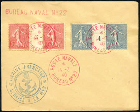 Pli Philatélique BN 22