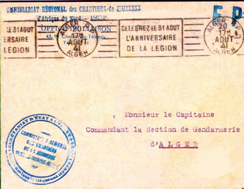 Lettre officielle des Chantiers