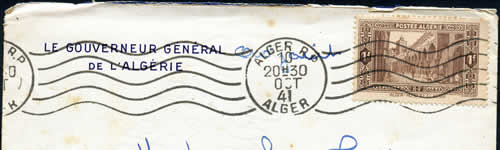 lettre du Gouverneur Chatel