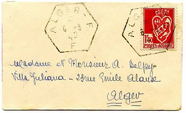 ALGER F agence postale