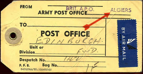 Collier Brit APO Algiers