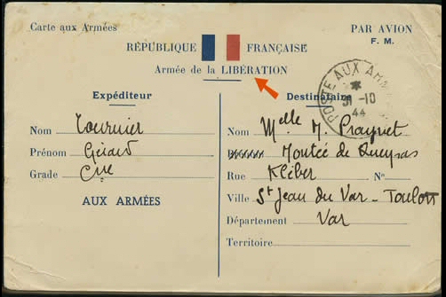 CPFM légende Armée de la Libération