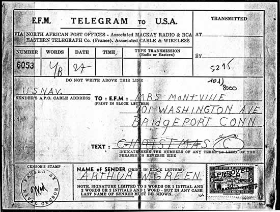 Télégramme EFM avec timbre pré-oblitéré 