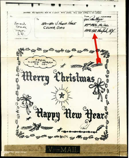 V_Mail illustré pour Noel