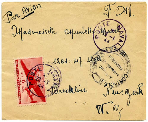Courrier marraine de guerre 29 1 44