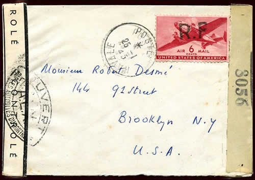 6cts US surcharge Alger II