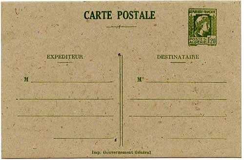 Entier CP marianne 1F20