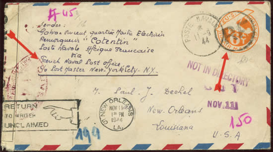 Entier US surcharge de Oran