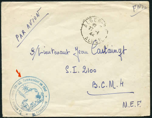 Lettre du général Giraud Commandant en Chef