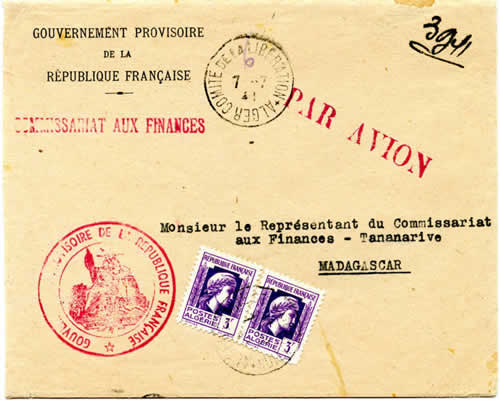 Lettre du GPRF pour madagascar