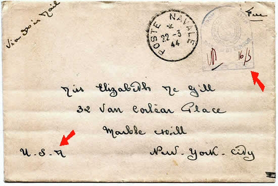 Lettre du Terrible pour New-york voie de surface