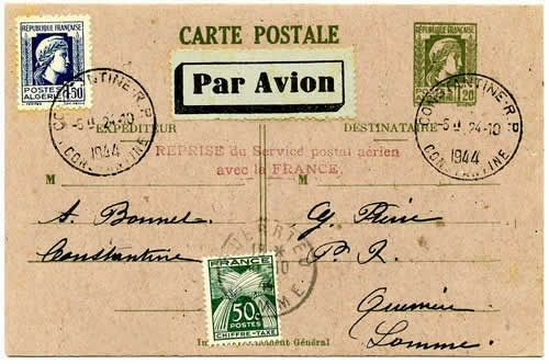 Reprise du service aérien (Constantine)