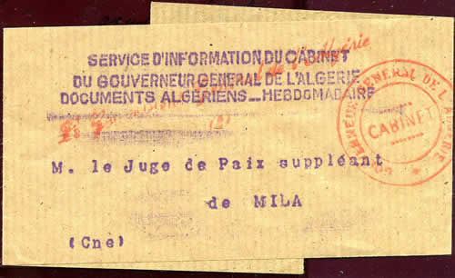 Gouverneur général sur bande de journal