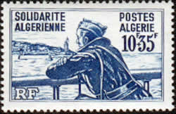 Soldat algérien rentrant en Algérie