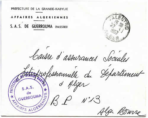 SAS dépendant des affaires algériennes