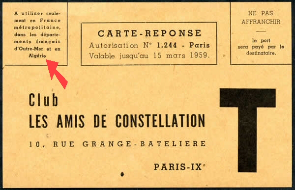 Carte T valable en Algérie