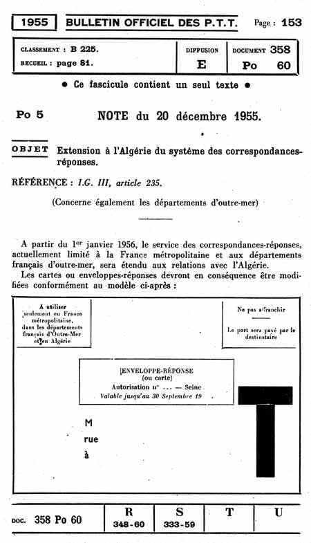 élargissement du système de carte-réponse T