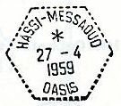 Hassi-Messaoud cachet bien centré