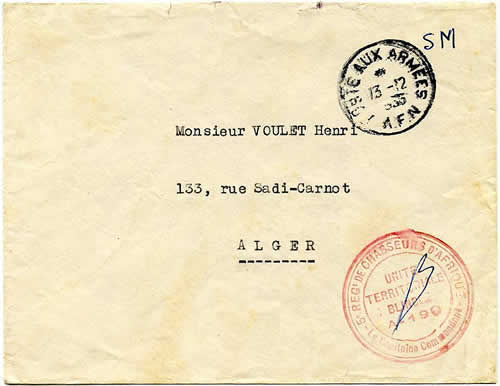 Lettre d'une Unité Territoriale