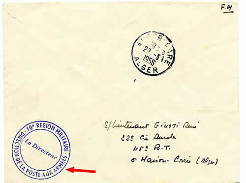 Direction Poste aux Armées