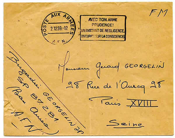 Flamme Klussendorf sur lettre