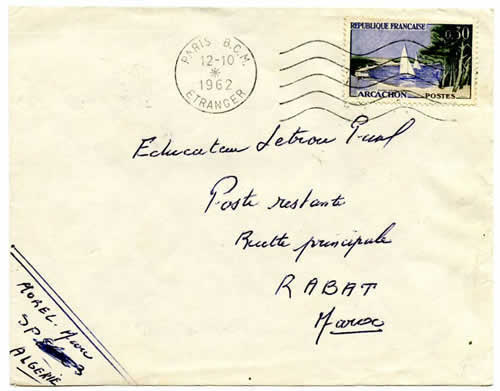 Lettre pour le Maroc affr gratuit