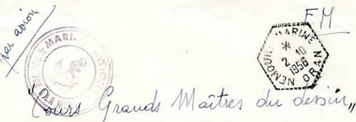 Cachet Nemous-marine / Oran