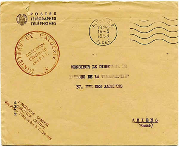 Franchise du Ministère de l'Algérie