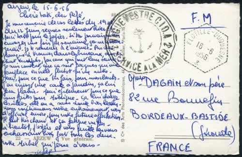 Vaguemestre du C.I.O.A.