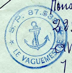 Vaguemestre de la Marine
