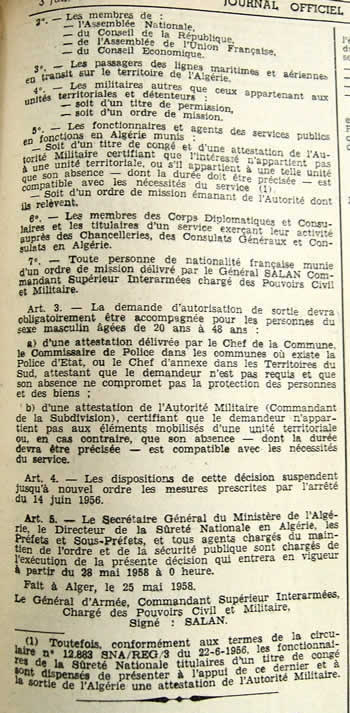 Autorisation de sortie (2)