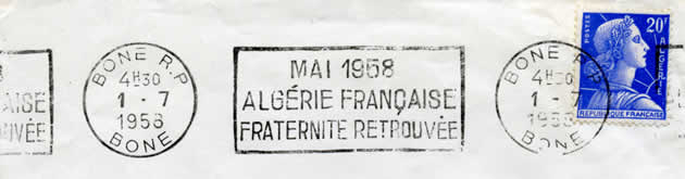 Oblitération mécanique continue KRAG Bone Mai 1958