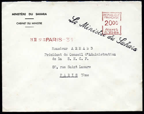 Ministère du Sahara