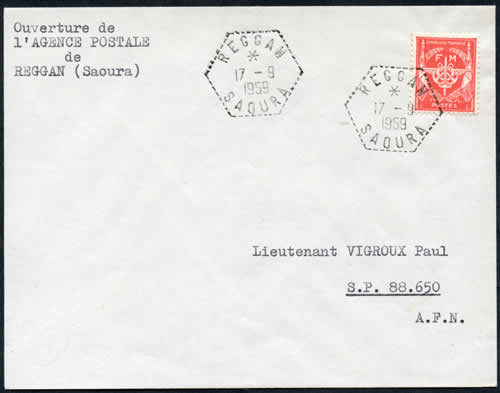 Ouverture de l'agence postale de Reggan