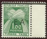 1.00 taxe surch typo Tizi-Ouzou