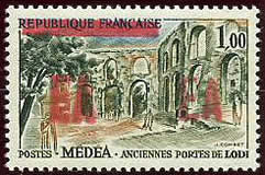 1.00 Médéa surcharge manuelle Alger