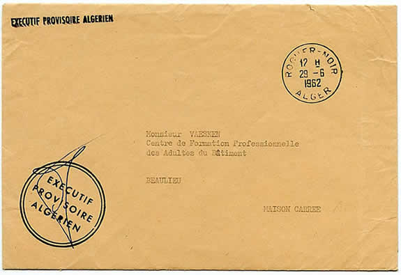 Exécutif provisoire juin 62