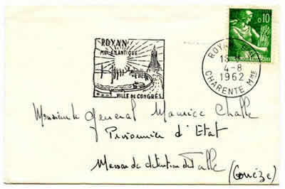 Lettre pour le général Challe