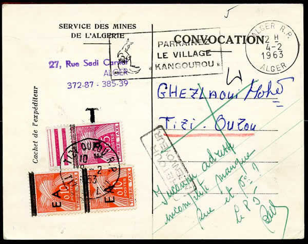 Convocation en simple taxe typo