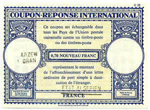 CRI surchargé ETAT ALGERIEN