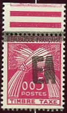 Taxe 0.05 surch manu Alger