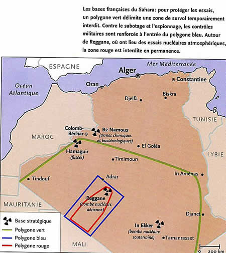 Sites militaires Sahariens